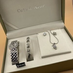 Cote d’ Azur Ladies 4 Piece Jewelry Set
